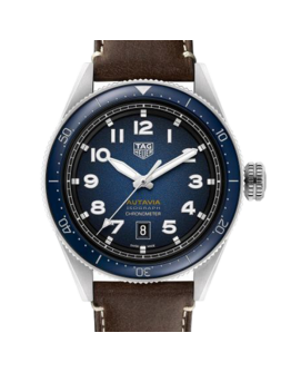 Tag Heuer Autavia 43mm Men WBE5116.FC8266 Silver-tone Automatic
