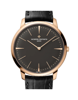 Vacheron Constantin Patrimony 42mm Men 81180/000R-9162 Rose Gold-tone Black Dial