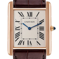 Cartier Tank Louis W1560017 Stainless Steel White Dial