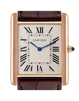 Cartier Tank Louis W1560017 Stainless Steel White Dial