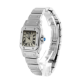 Cartier Santos Ladies W20056D6 28mm Silver-tone White Dial