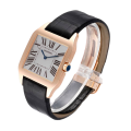 Cartier Santos Dumont W2006951 Mens Leather Strap Rose Gold-tone