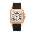 Cartier Santos W20108Y1 39mm Mens Stainless Steel Rose Gold-tone