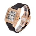 Cartier Santos W20108Y1 39mm Mens Stainless Steel Rose Gold-tone