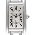 Cartier Tank Americaine Unisex 27mm W26032L1 Silver-tone