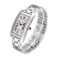 Cartier Tank Americaine Unisex 27mm W26032L1 Silver-tone