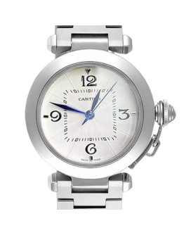 Cartier Pasha 35mm Unisex W31074M7 Silver-tone Bracelet