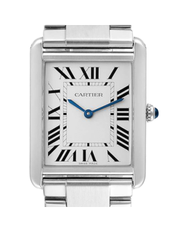 Cartier Tank Solo Watch W5200014 Silver-tone Stainless Steel