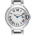 Cartier Ballon Bleu Ladies W69010Z4 Silver Dial Bracelet Watch