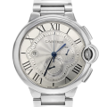 Cartier Ballon Bleu W6920002 47mm Mens Bracelet Silver Dial