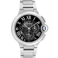 Cartier Ballon Bleu Mens 47mm W6920077 Silver-tone Black Dial