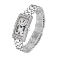 Cartier Tank Americaine Ladies WB7018L1 27mm Silver-tone Bracelet