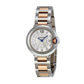 Cartier Ballon Bleu Ladies WE902030 White Dial Silver-tone