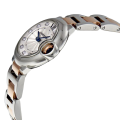 Cartier Ballon Bleu Ladies WE902030 White Dial Silver-tone