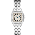 Cartier Santos Demoiselle WF9005Y8 26mm Ladies White Dial Watch