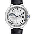 Cartier Ballon Bleu Unisex WSBB0020 36mm Leather Strap Stainless Steel