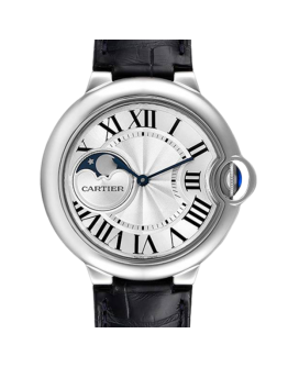 Cartier Ballon Bleu Unisex WSBB0020 36mm Leather Strap Stainless Steel