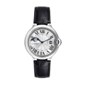 Cartier Ballon Bleu Unisex WSBB0020 36mm Leather Strap Stainless Steel