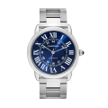 Cartier Ronde Mens 36mm WSRN0023 Blue Dial Bracelet