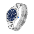 Cartier Ronde Mens 36mm WSRN0023 Blue Dial Bracelet